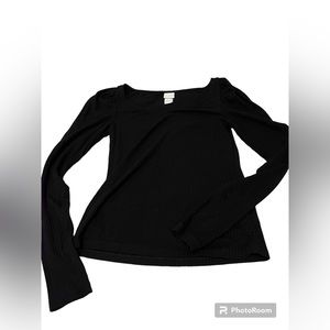 H&M Ribbed Long Sleeve Top XS